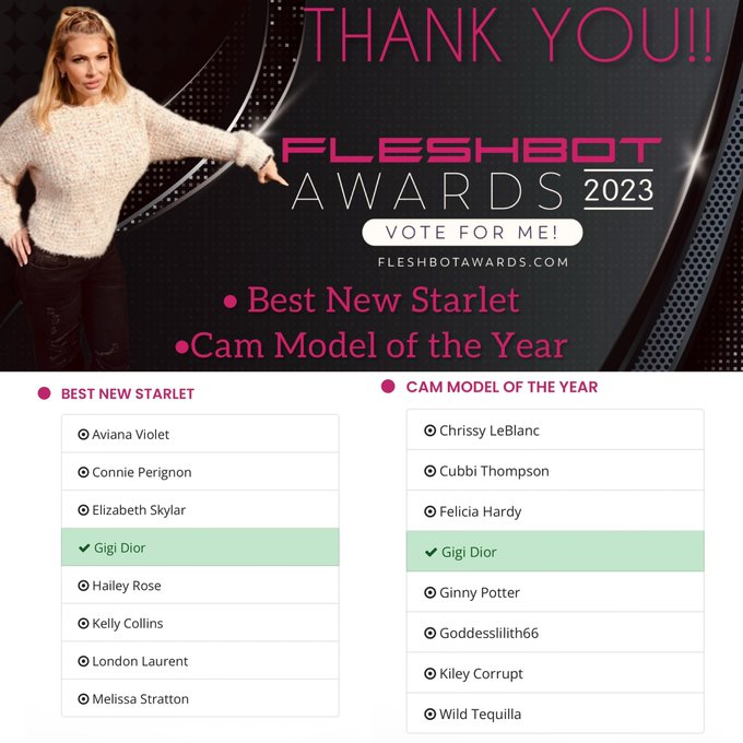 Thank you to EVERYONE who nominated me for the 2023 Fleshbot Awards!  Your votes do count!! I am a finalist<a href="/tag/nyc"class="tags"><span>#nyc</span></a><a href="/tag/navy"class="tags"><span>#navy</span></a><a href="/tag/timessquare"class="tags"><span>#timessquare</span></a><a href="/tag/fleetweeknyc"class="tags"><span>#fleetweeknyc</span></a>