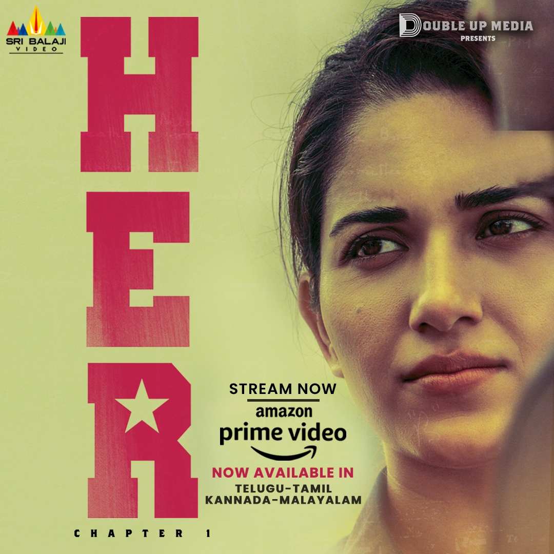 sribalajivideos's tweet photo. Amazon Prime Video Link - https://t.co/ouq4pZTgu0
"HER - Chapter1" Full Movie Now Available on Telugu, Tamil, Malayalam & Kannada on @PrimeVideoIn
#HERChapter1 #HER #HEROnPrime #HEROnPrimeVideoIN #RuhaniSharma #VikasVasishta #AbhignyaVuthaluru #Jeevan #RaviVarma #RaghuSankuratri #SreedharSwaraghav #DeepaSankuratri #DoubleUpMedia #SriBalajiVideo
