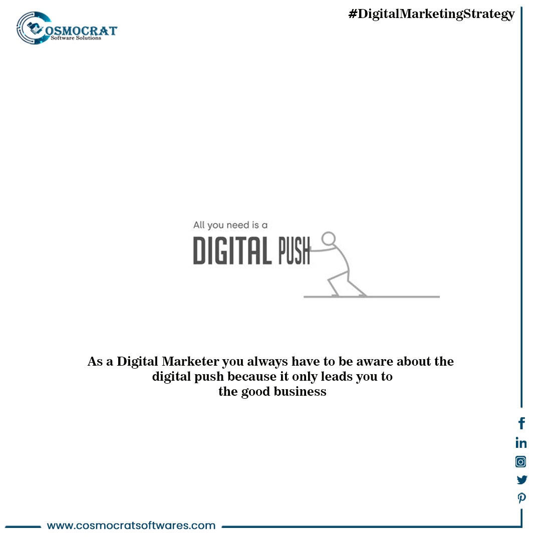 cosmocratsoft's tweet photo. Digital push is one the best way to enhance your business because as a digital marketer you should always aware about digital platforms, which can make your brand to come in a limelight!
.
.
.
#cosmocratsoftwaresolutions #digitalmarketingagency #socialmediamarketing #business https://t.co/XenBPlI0Oo