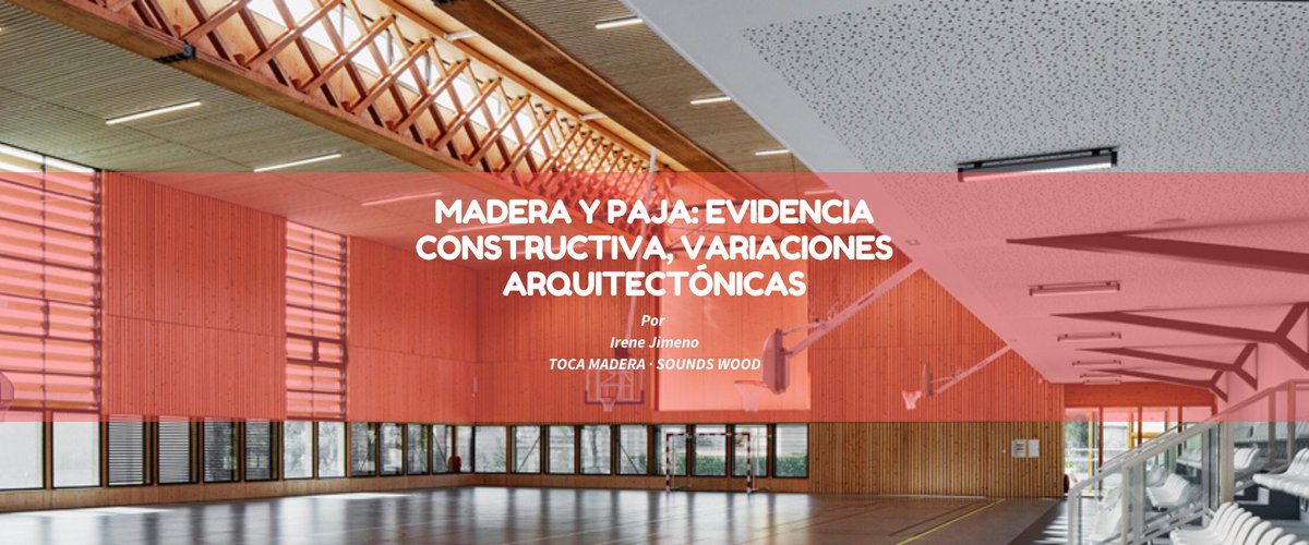 MADERA Y PAJA: EVIDENCIA CONSTRUCTIVA, VARIACIONES ARQUITECTÓNICAS

👉bit.ly/3M8E2bZ

“Al utilizar madera y  paja, estas construcciones populares contribuyen a cambiar el hecho cultural  a escala territorial”

✏️<a href="/I_TocaMadera/">Toca Madera • Sounds Wood</a>

#maderayconstruccion #bioconstruccion #paja