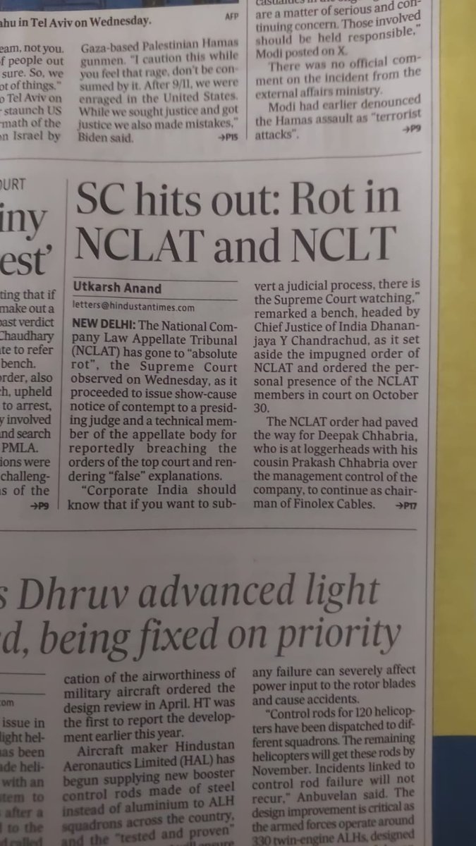 The "Rotten" part is also giving pain to homebuyers.  #jil #wishtown #NCLT #NCLAT 
Justice delayed is justice denied