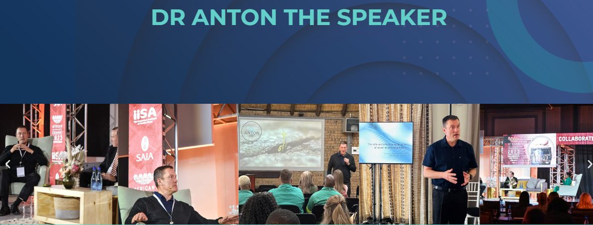 Book me as the speaker at your next event!
For more details about topics etc click here👇
doctoranton.co.za/public-speaker/