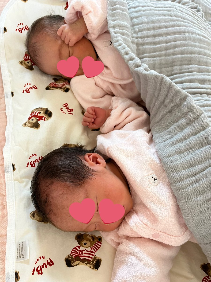 willwill429's tweet photo. まさか自分が双子の母になるとは…！10月12日に産まれました🌼 https://t.co/s2YOKLtLJO