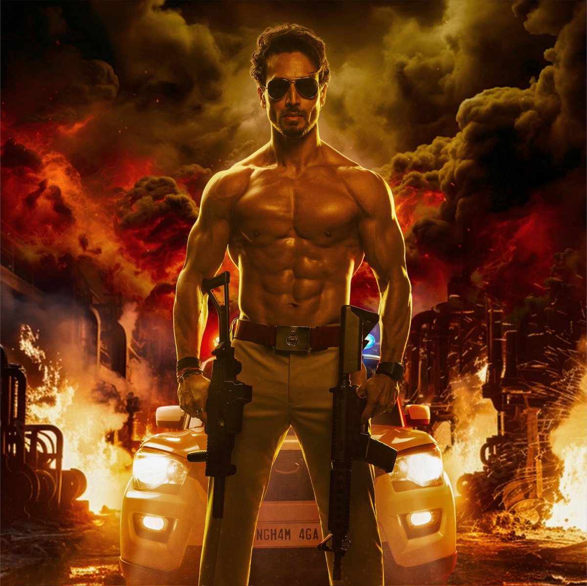 Welcoming Tiger as #ACPSatya! #SinghamAgain @iTIGERSHROFF @RSPicturez @ADFFilms @jiostudios #Cinergy