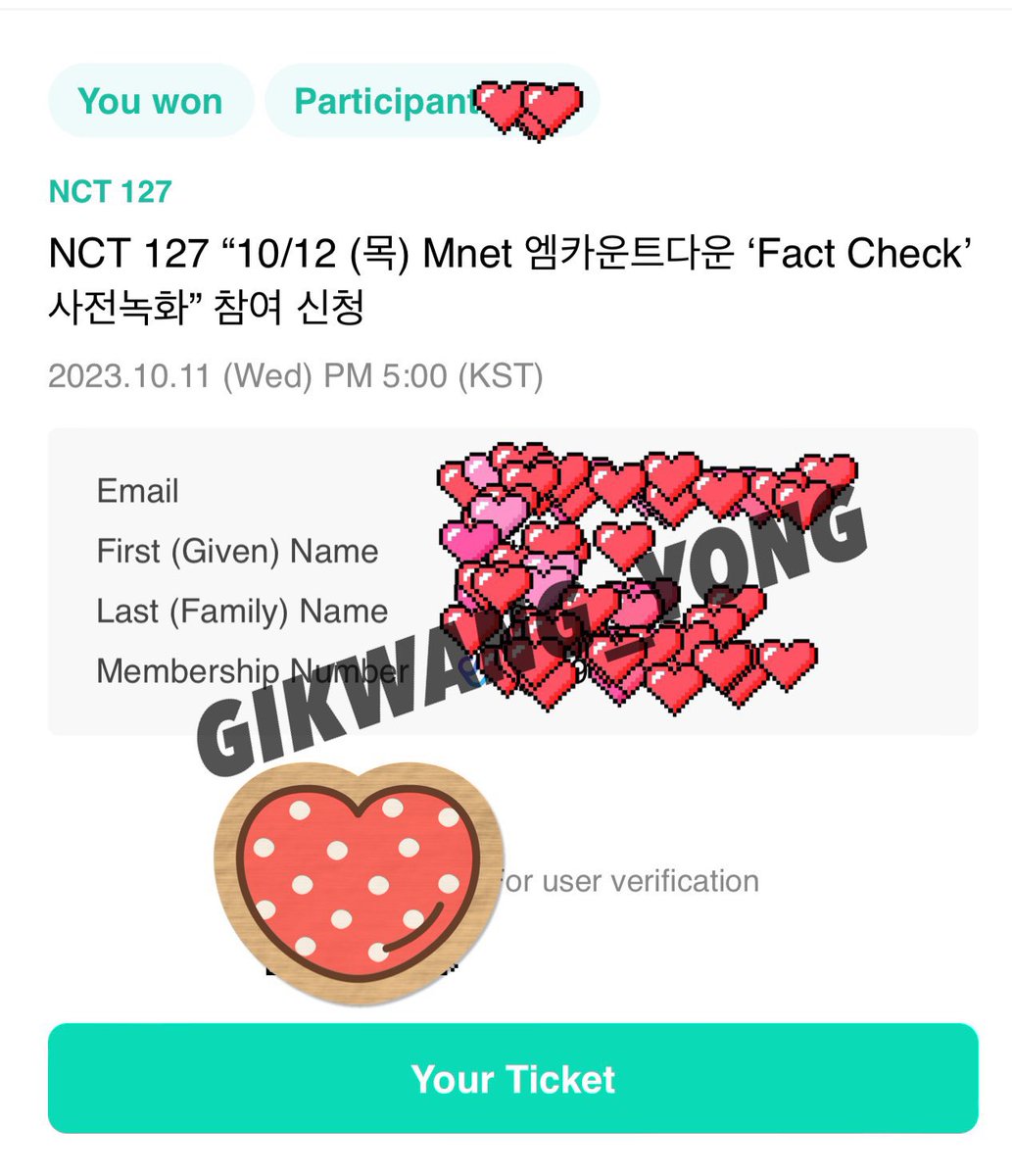 รับกดเข้าอัด MBC
Wayv- On my youth

—กดไม่ได้คืนเงินเต็มจำนวน

สนใจ/สอบถาม dm ได้เลยค่า 

#ตลาดนัดnct #ตลาดนัดwayv