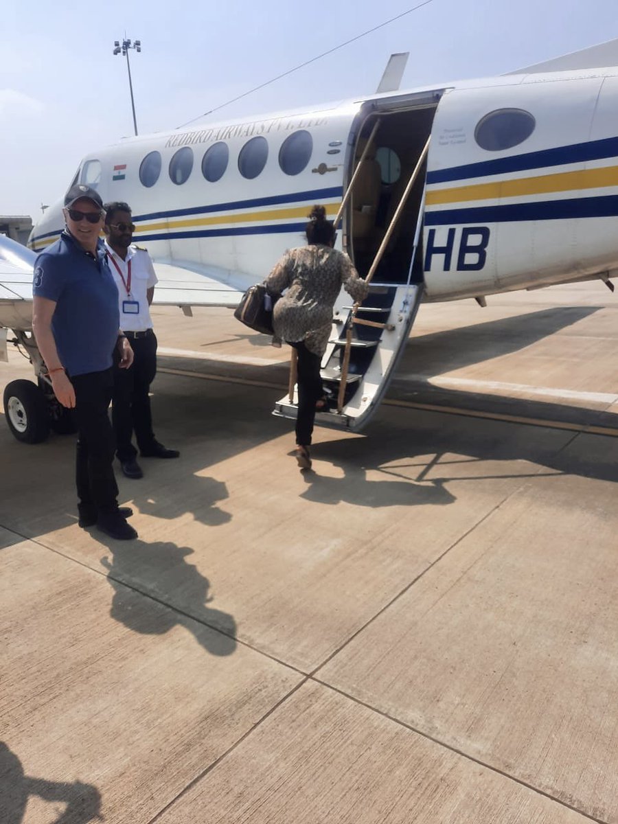 bladeindia's tweet photo. BLADE flew passengers through the Jharkhand-Varanasi-Rajkot route using Beechcraft King Air B200, an aircraft best known for its speed, quick turnarounds, and versatility โ making it easier to deploy on multiple flights. BLADE is a solution for all your #charter needs. #FlyBLADE https://t.co/j7EIhBA78t