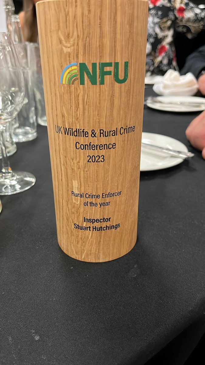 fergie3289's tweet photo. @RuralCrimeHutch got anything to share with us all? 
Really well done and richly deserved. https://t.co/QKH7vPDncH