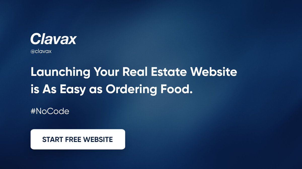 Clavax's tweet image. Get ready to feast on success! Launching your #realestate website is as simple as ordering your favorite meal. Start your journey today with Clavax #BidHom.

Start Free Website Now
👉 marketplace.bidhom.com/register/

#NoCode #realty #realtors #broker #PropertyInvestment