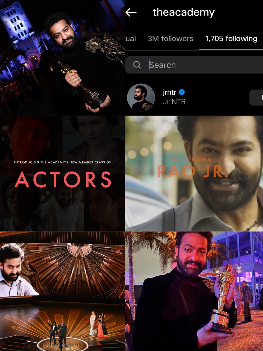 Then - @TheAcademy Member 💥 Now - Academy Actor's Branch 🥵 One More Legendary Achievement On The Name Of #JrNTR 🧎🛐 A True GLOBAL STAR For Many Reasons 🐯. Always Making India 🇮🇳 Proud @tarak9999 👏🙇🙌 The Sky Is The Only Limit For #Devara 🗡️⚔️ #ManOfMassesNTR #NTRJr 🔥