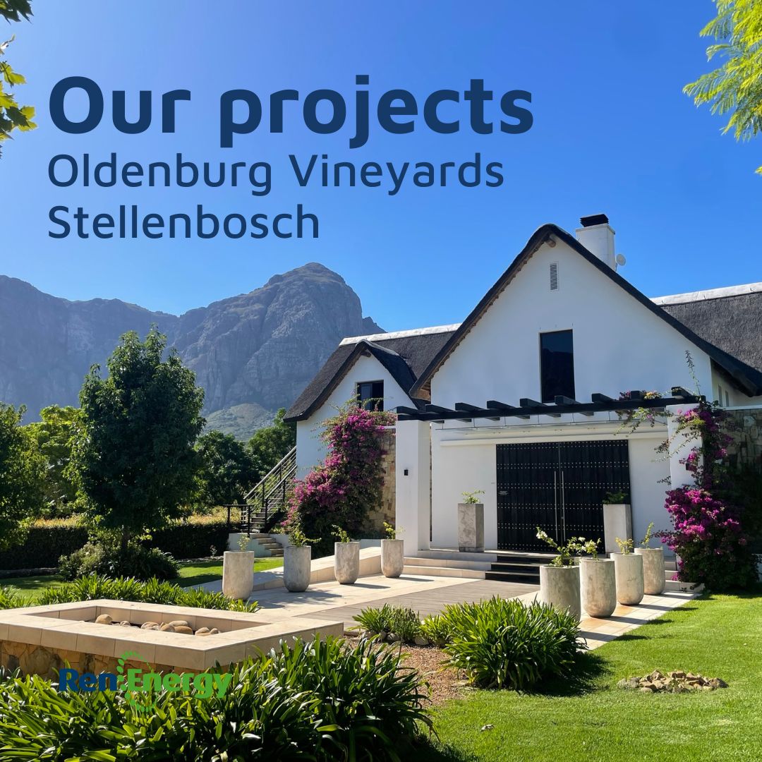 Oldenburg Vineyards faced significant disruptions to their production processes because of load shedding. RenEnergy designed and installed a renewable solution to meet their needs. Visit renenergy.co.za/ourwork/oldenb… to read more about this project.

#RenEnergy #ElectrifyingChange