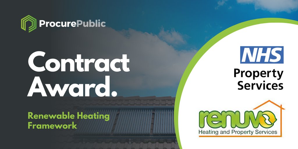 Procure_Public's tweet image. We are delighted to announce the successful Contract Award between @NHSProperty &amp;amp; @RENUVO LTD through our Renewable Heating Framework 🤝

Take advantage of ProcurePublic’s effortless E-signature tool to track contract approvals.

Contact us today 0333 050 3192

#Procurment