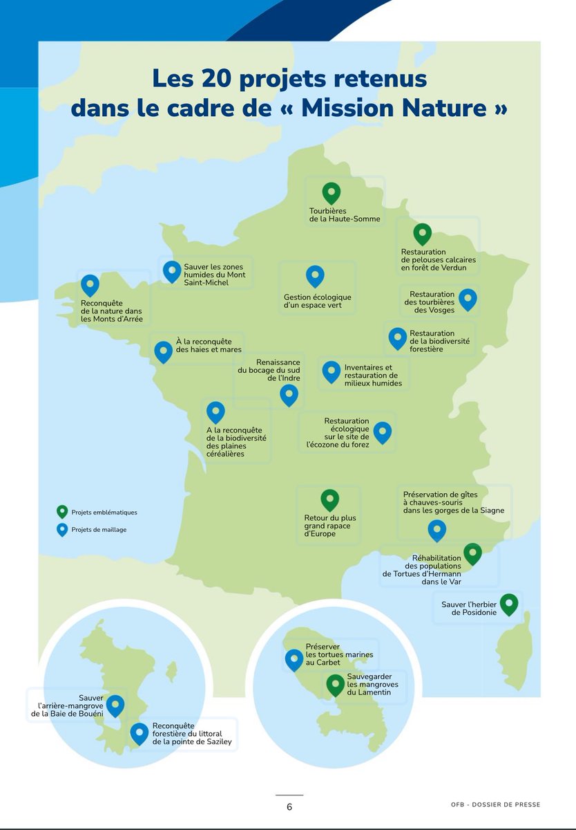 «Mission Nature»,☘️présentée par @sarahelhairy & l'@OFBiodiversite, permettra de financer 20 projets. Notre magnifique #MontSaintMichel a été sélectionné. Grâce à #MissionNature, le site #normand bénéficiera d'une restauration écologique de ses zones humides. 💦 #Normandie