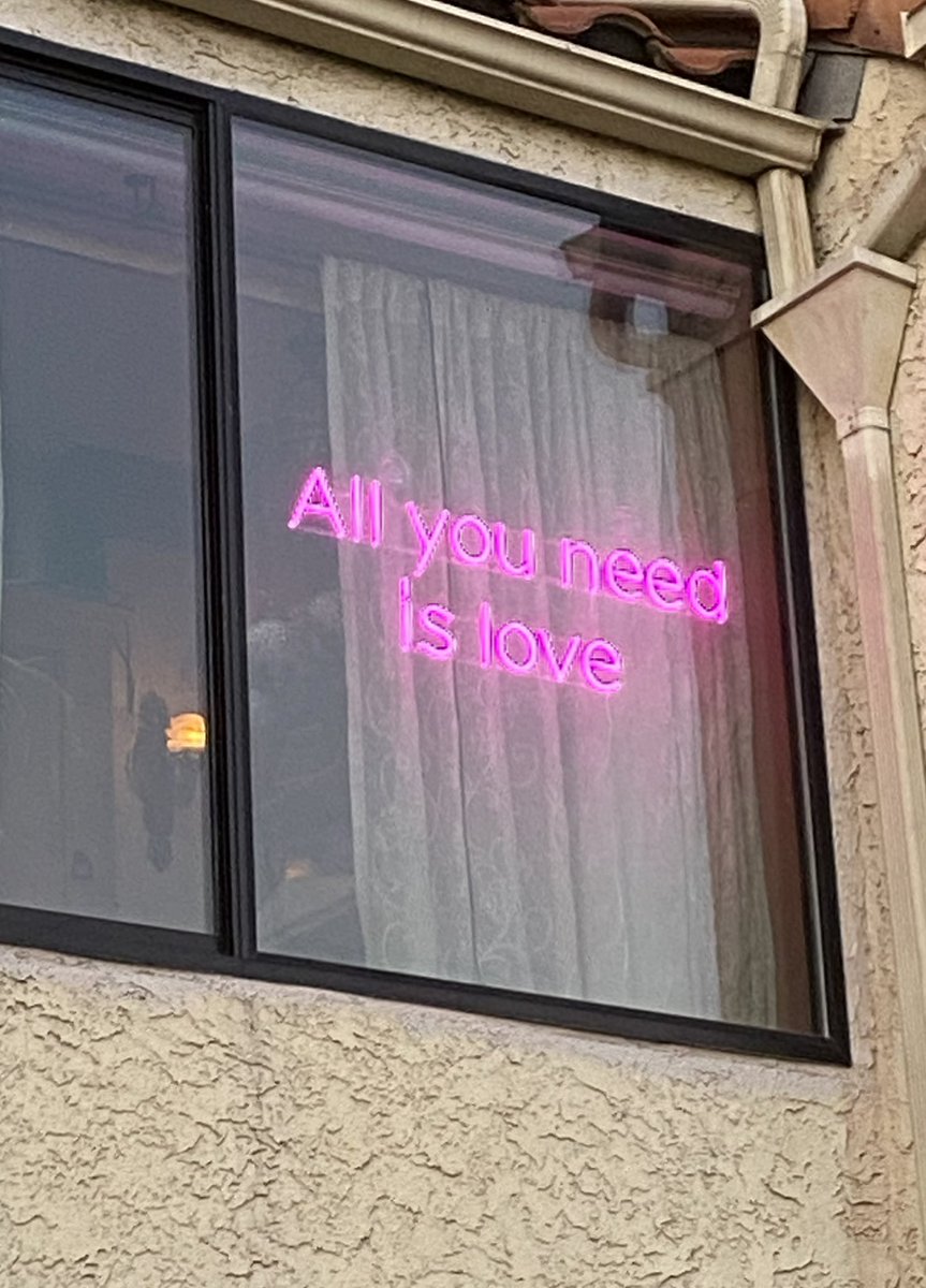 Walked by this on my walk today. I think it pretty much sums things up. 😊💜🌈🫧