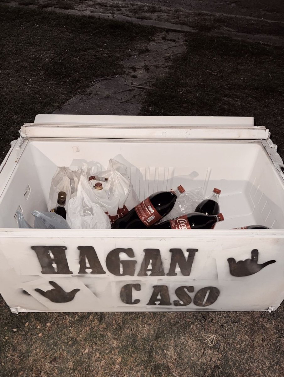 El año pasado había una, llena de whisky y todos saben de quienes era