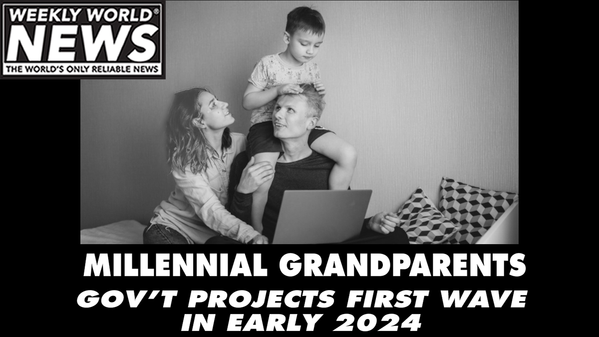 weeklyworldnews's tweet image. Another boom?

#millennials #grandparents #firstwave #government #2024