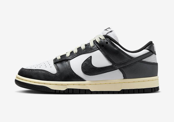 Ad: Women's Nike Dunk Low Vintage 'Black and White' on Millennium => tidd.ly/3QoyQn4