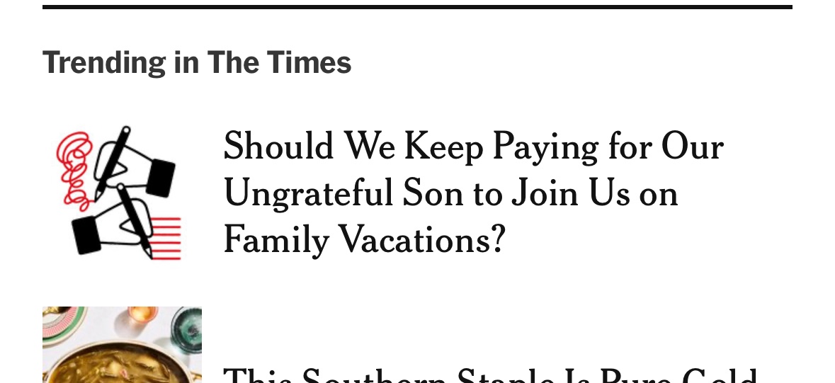 Andy Raskin (@araskin) on Twitter photo Apparently my parents wrote into <a href="/nytimes/">The New York Times</a> for advice during our Yosemite trip in ā81 and they just published the response Apparently my parents wrote into <a href="/nytimes/">The New York Times</a> for advice during our Yosemite trip in ā81 and they just published the response
