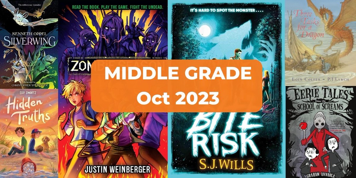 8 Exceptional New Middle Grade Books, October 2023 imaginationsoup.net/new-middle-gra… @ellyswartz @SJWellsAuthor @EoinColfer @kennethoppel #kidlit
