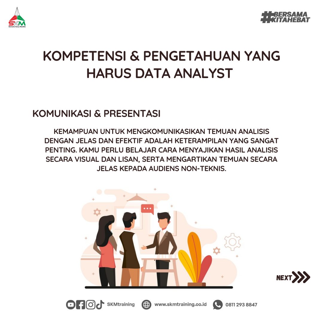 skmtraining_'s tweet image. #datanaalyst #dataanalysttips #Pelatihan #sertifikasi #safety #k3 #pjk3indonesia #SKM #trainingjogja
