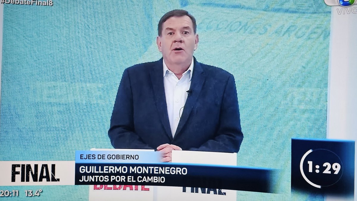 AngieGonzal3's tweet photo. Viendo el #Debatefinal8 , apoyando y acompañando a @gmontenegro_ok
#MontenegroIntendente 💪 https://t.co/VmXF3Z4E08