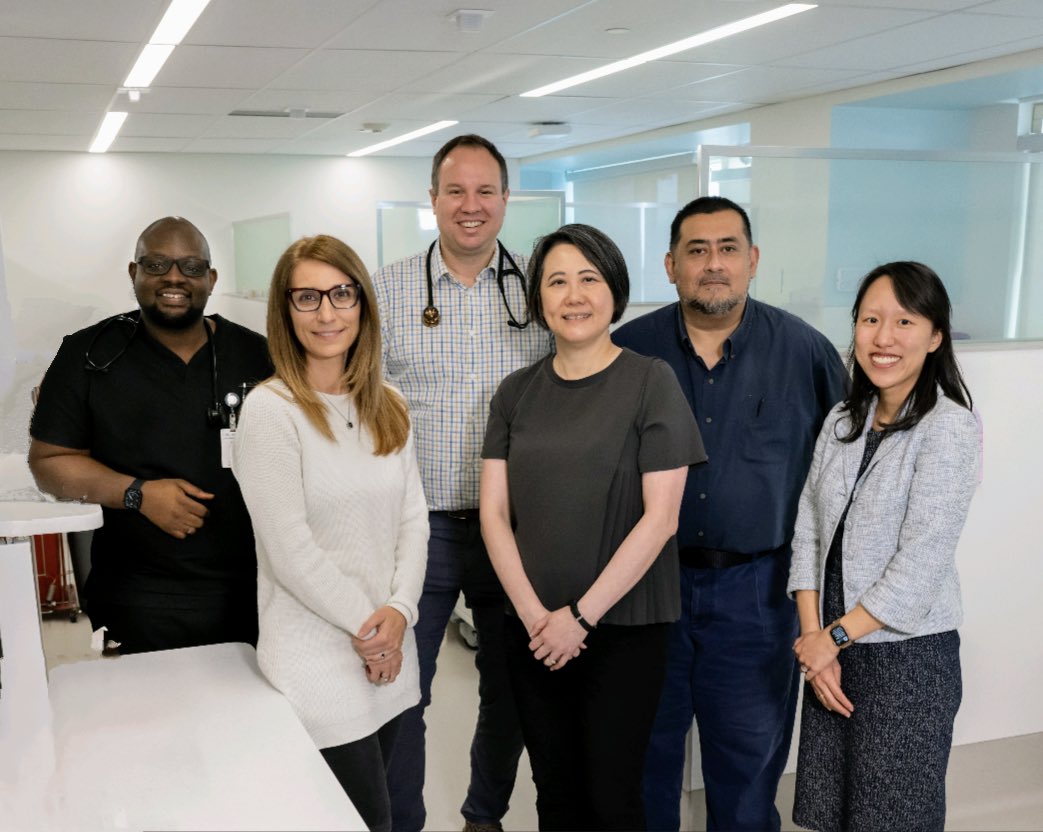 Such an honor to work with this super phase I team of PIs ⁦<a href="/pmcancercentre/">Princess Margaret Cancer Centre</a>⁩ every day is an exciting day ⁦<a href="/salawuta/">Azeez Salawu</a>⁩ ⁦<a href="/EricaTsangMD/">Erica Tsang</a>⁩ ⁦<a href="/LB_AR/">Mat Bon</a>⁩ #anna_spreafico ⁦<a href="/Philippe_Bedard/">Philippe Bedard</a>⁩ 🍁🍁🍁