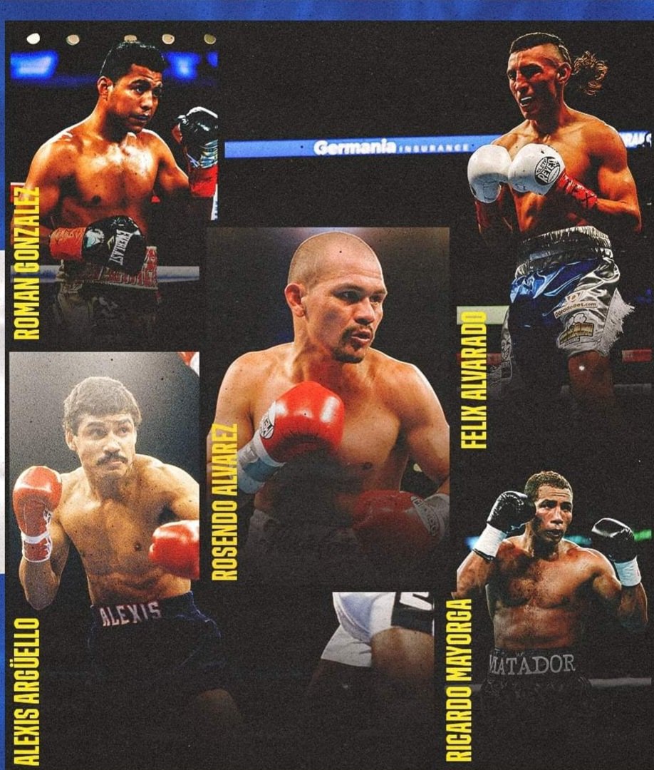 Grandes Campeones del Boxeo de Nicaragua tierra de casi 40 títulos del mundo. Aquí estamos incluyendo los 5 cetros de Yokasta Valle nacida en Ciudad Dario, Matagalpa de padre y madre nica y los 3 de Luis El Nica Concepción Montiel,de madre Granadina y padre Panameño.Y el de Randy