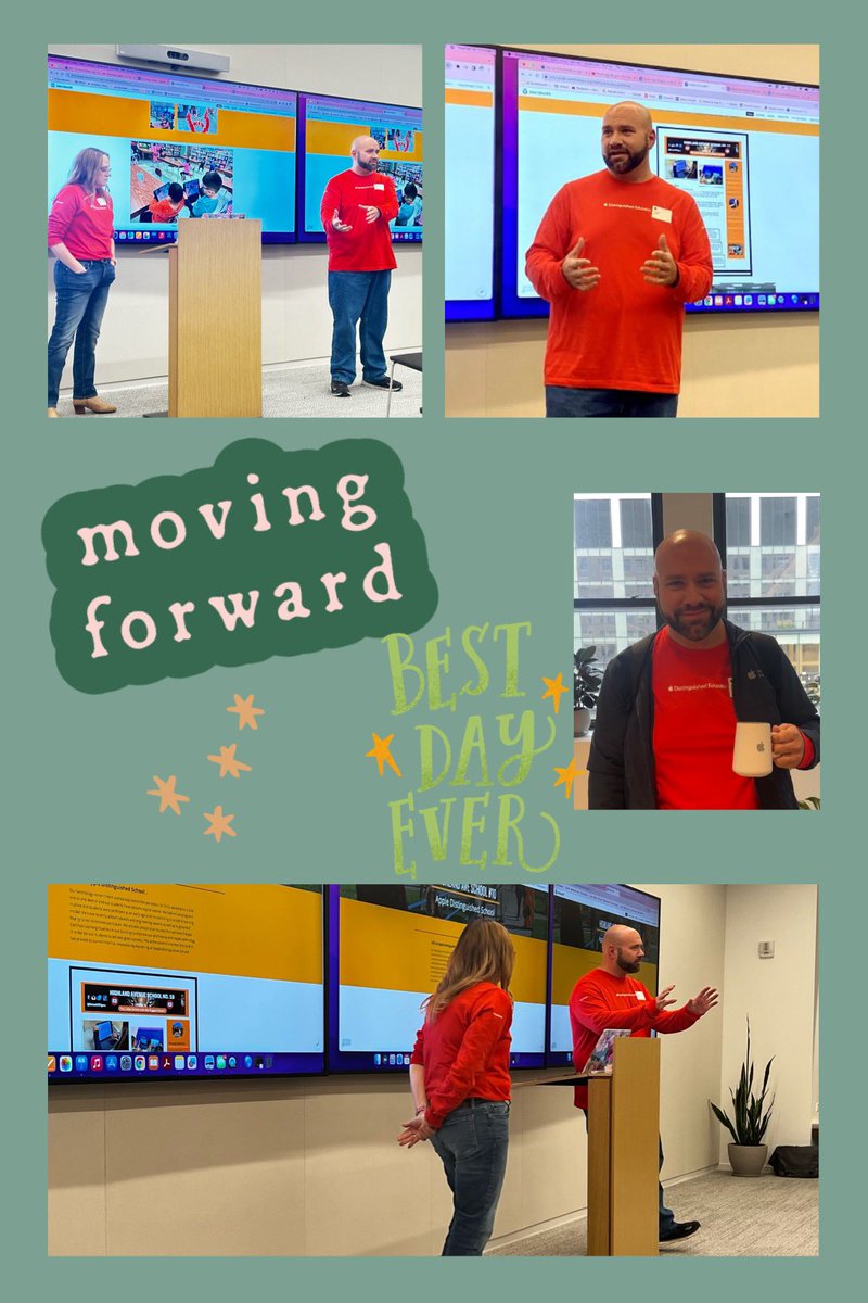 Today was absolutely amazing being invited to Apple in NYC! Thank you to <a href="/EdTechMason/">Dr. Mason Mason (he/him/his)</a> for hosting such a great ADS meetup! It was so great to share the <a href="/School10Tigers/">Highland Avenue School No. 10</a> story along with <a href="/kefalastech/">Kim Marie Kefalas</a>, and to meet so many  innovators, and make lasting connections. We must prepare