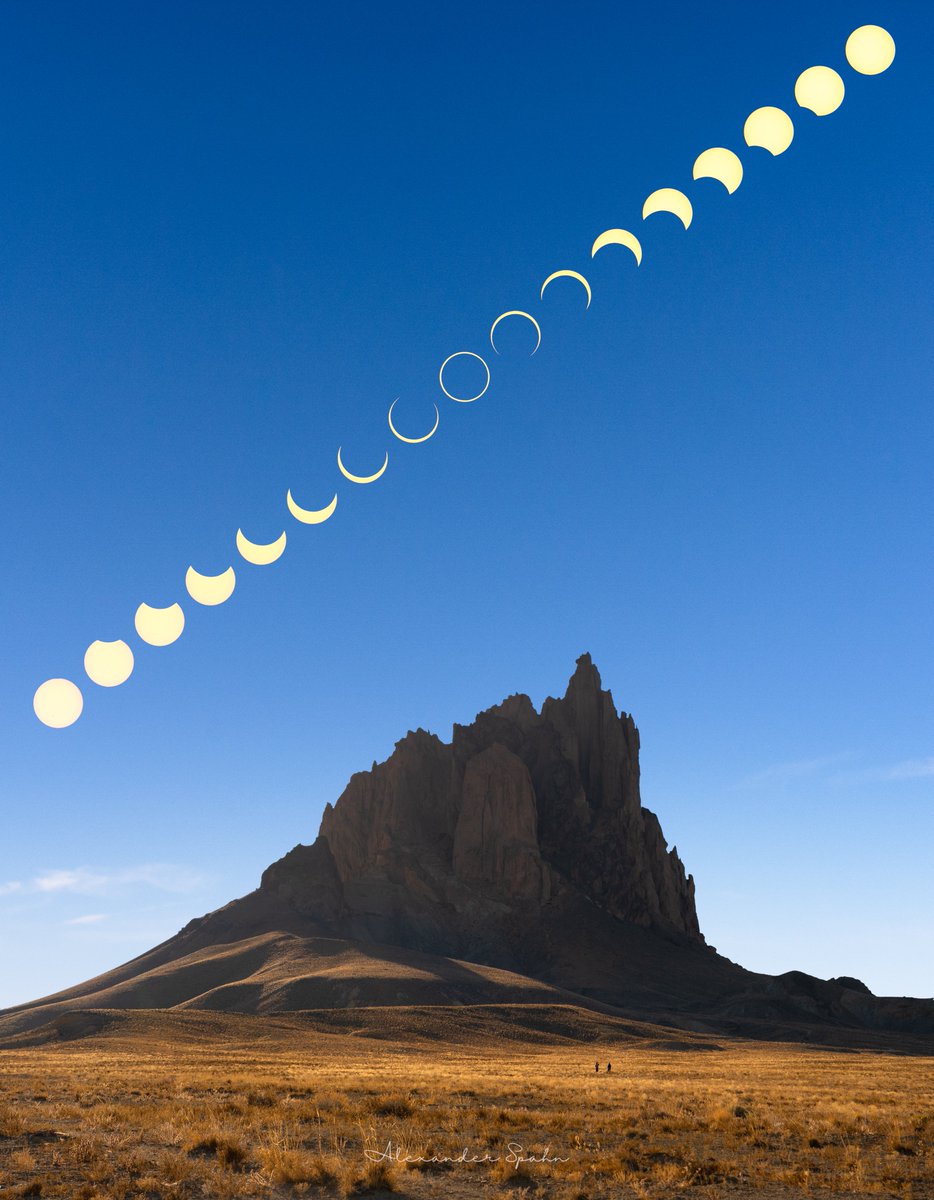 Full sequence of the annular solar eclipse at Shiprock, New Mexico. This was a dream composition of mine. So much time, energy, and money went into making it happen. I'm forever grateful to the Navajo for letting me shoot it from sacred ground. An experience I'll never forget.