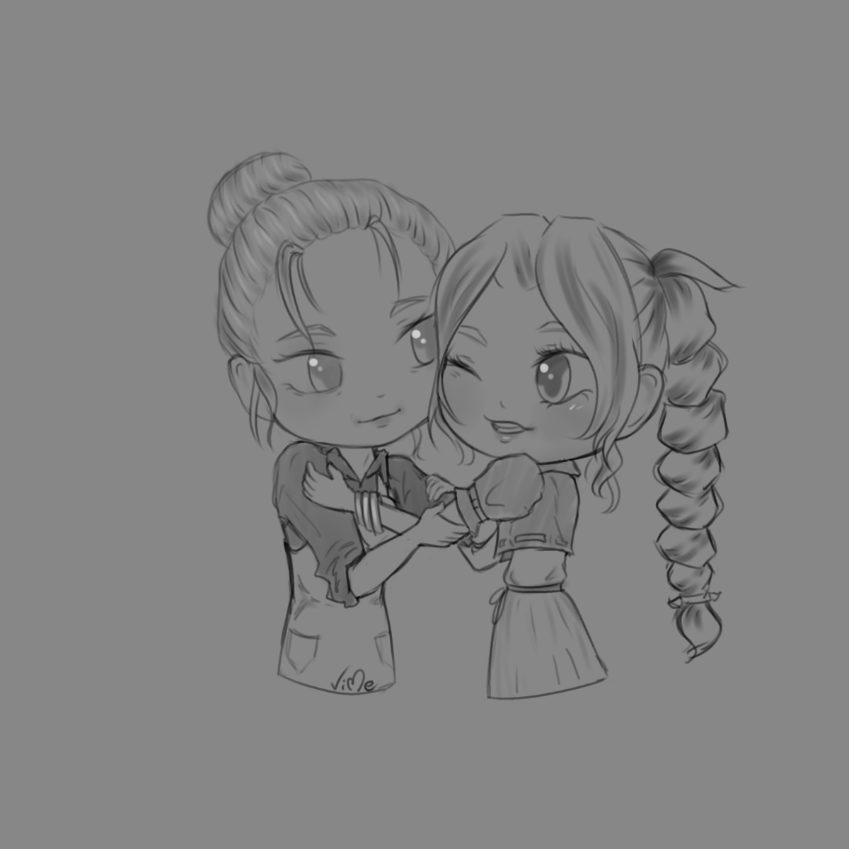 vimeart_'s tweet photo. Day 16: Hugging mom ♡
October 16th is my mom's bday so for this day I imagined a warm hug for Elmyra cause she deserves it💛
#drawtober2023 #AerithGainsborough #Aerith #FFVII #digitalart #Aeritober #chibi #Elmyra https://t.co/9gVNkykY9p