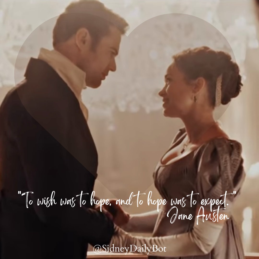 SidneyDailyBot's tweet image. Sidbot declares this day #WishfulWednesday. That is all.

#SidlotteForever #LastAustenHero #SidneyParker #CharlotteHeywood