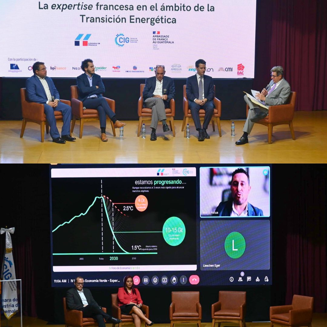 FranciaenGuate's tweet photo. Agradecemos a las empresas y agentes clave 🇫🇷🇬🇹 que nos compartieron sus perspectivas, a la audiencia que nos acompañó de forma presencial o en línea y a nuestros coorganizadores. 

@industriaguate @CCIFGT https://t.co/Kmpve5dxoJ