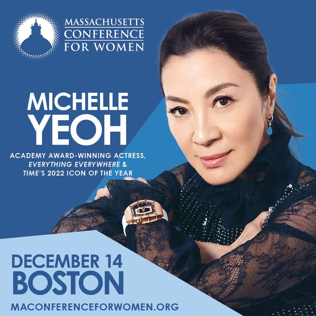 Michelle Yeoh, fresh from an historic Best Actress Oscar win for her work in 'Everything Everywhere All at Once,' is a cinematic legend.

And she's joining us on the #MassWomen keynote stage DesignTrends DesignGoals #eBay #sleeppods #kairalooro  
Original: MassWomen