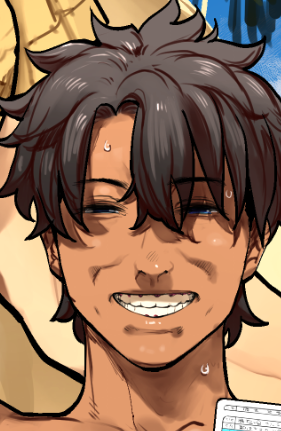 久々にぐだ男描いてる 