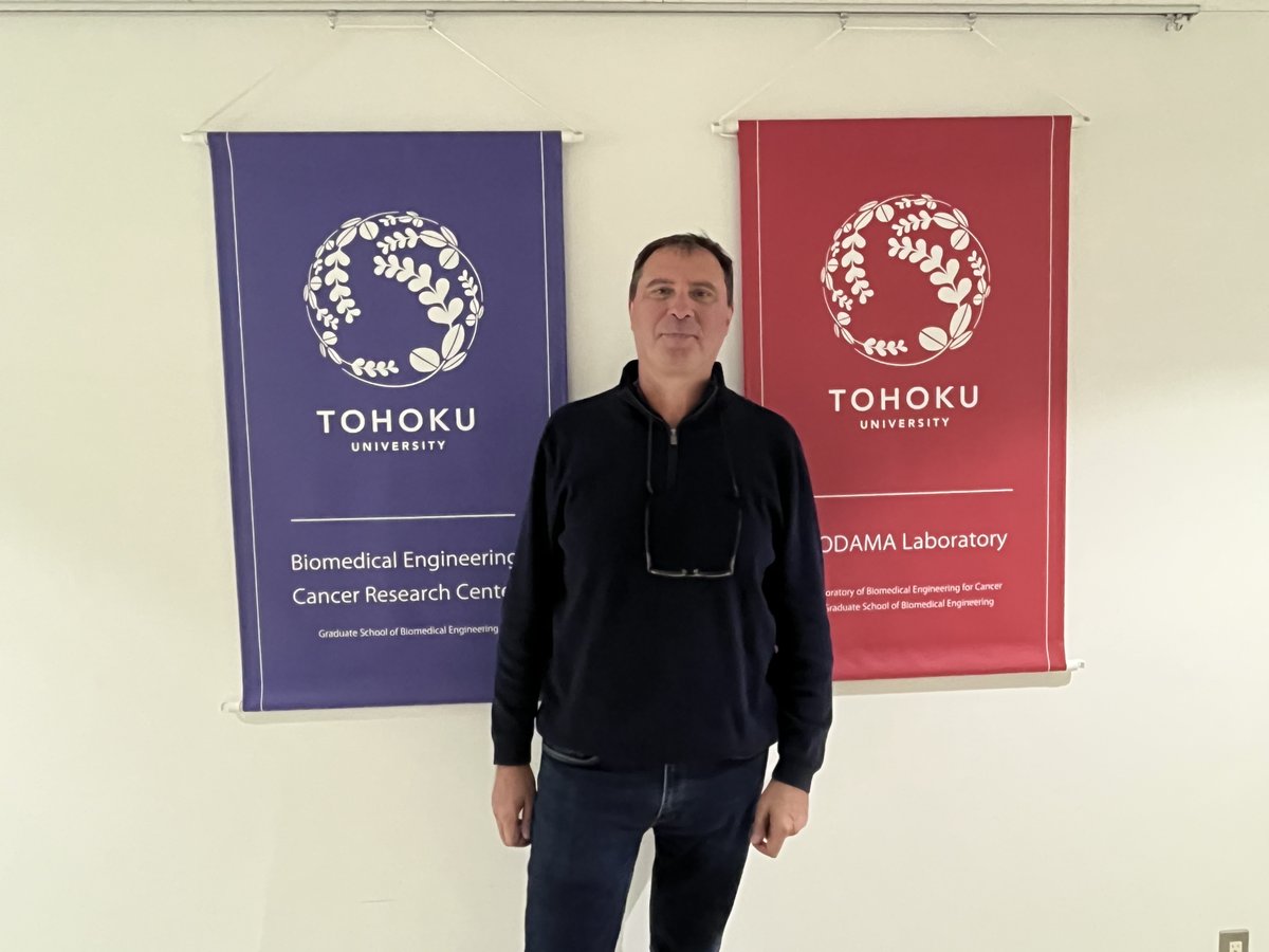 Kodama_Lab's tweet photo. Dr. Vassuax Georges, CNRS, University Côte d’Azur IPMC (Molecular and Cellular Pharmacology Institute) を客員教授として招聘いたしました。東北大学外国人研究者招聘フェローシップ制度採択。 https://t.co/7CXjL4BFms