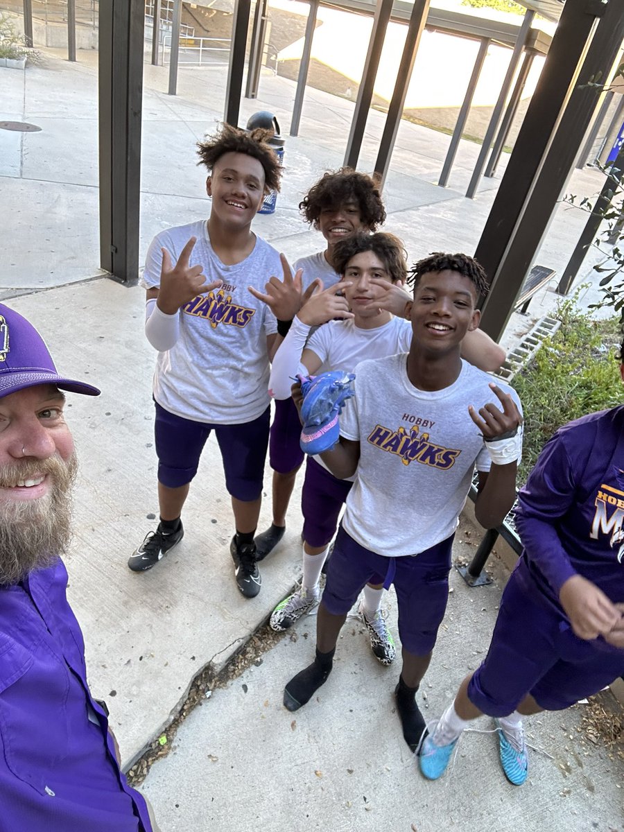 W boys. #FOOTBALLisFUN