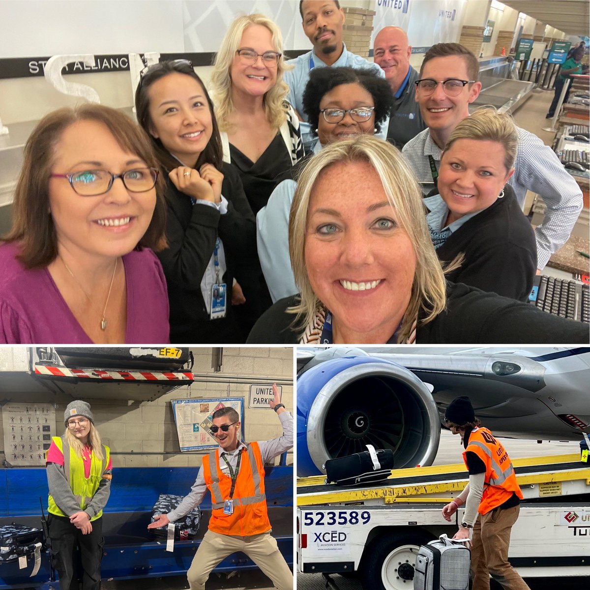 LauraCarpioUAL's tweet photo. Great visit with our MSN Team @MSN_Airport !  Thank you for all you do every day!!! @Jmass29Massey @jacquikey  @jcromeo77  @DJKinzelman https://t.co/LhvLeSHnMS