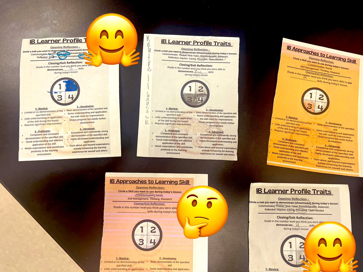 KingMSIB's tweet image. Mrs. Weaver’s science class reflects on how they demonstrated Learner Profile traits and used ATL Skills during class. 🤗 @APSMLK @kimogibbs #IBinaction #TOTY  #practicalresources #OWNingIB😊
