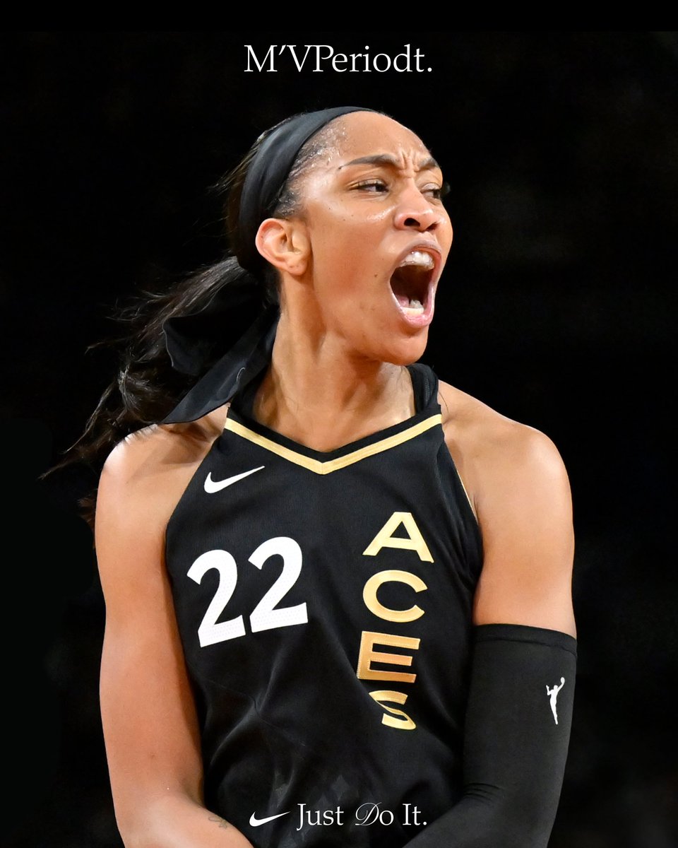 Make that two for 2️⃣2️⃣. Congratulations @_ajawilson22 on winning back-to-back WNBA championships and your first Finals MVP. You are Her. Periodt. 🏆