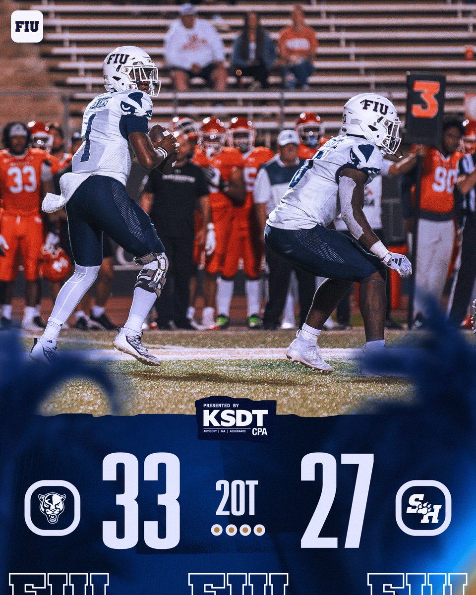 FIUFootball's tweet photo. What a game. That's a W https://t.co/OirFOL2Khe