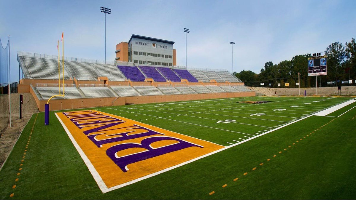 I will be at Benedict for a visit this weekend for their homecoming game! <a href="/kevinJking4/">Coach King</a>