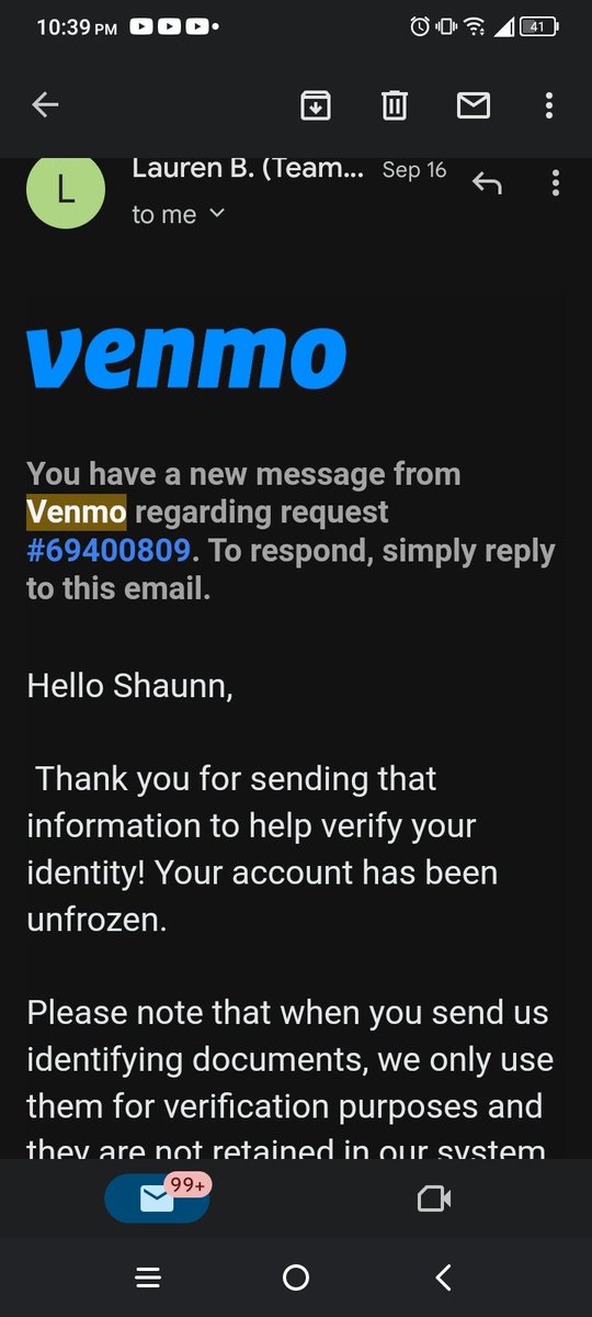 ShaunnMoore419's tweet photo. #Venmo boycott if you love my music ditch #Venmo https://t.co/rKEK3nb1HP