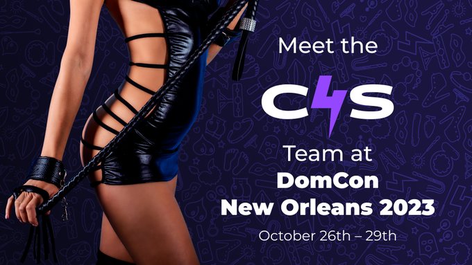 We're ready for DomCon NOLA!   Come meet the Clips4Sale team next week.   Who's excited?   @OfficialDomCon<a href="/tag/c4sholidays23"class="tags"><span>#c4sholidays23</span></a>