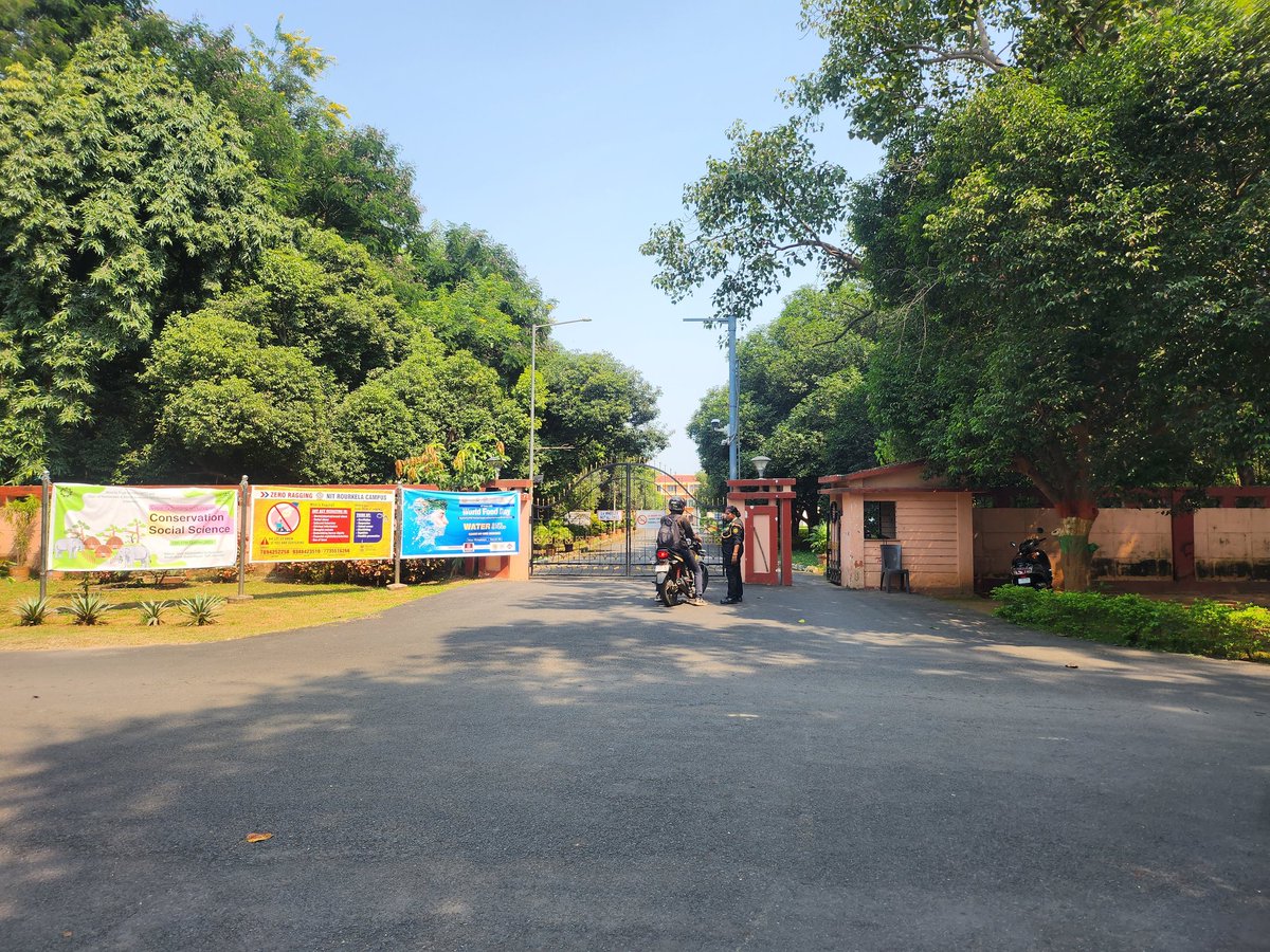 MedhaBalasore's tweet photo. Day 2- Workshop on #ConservationSocialScience at @nitrourkela with @wti_org_india : Posters on each gate of our beautiful campus to inform all and also welcome our guests. https://t.co/cpRX7ggJem