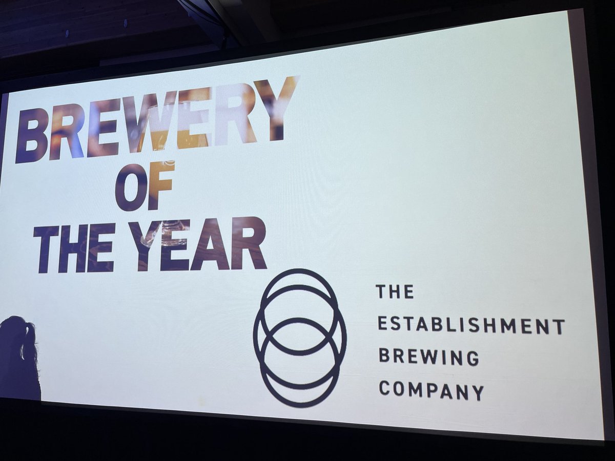The Alberta Beer Awards Brewery of the Year goes to ⁦<a href="/estbrew/">The Establishment Brewing Company</a>⁩ .