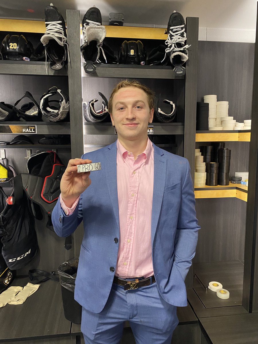 AHLBruins's tweet photo. First of many! @TrevorKuntar https://t.co/MWOvtHSmWr