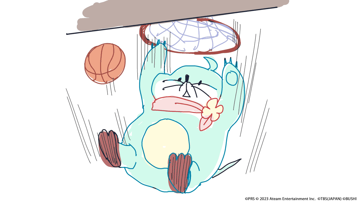 スポーツの秋を楽しむどりゅ！ 
バスケがしたい……どりゅ！