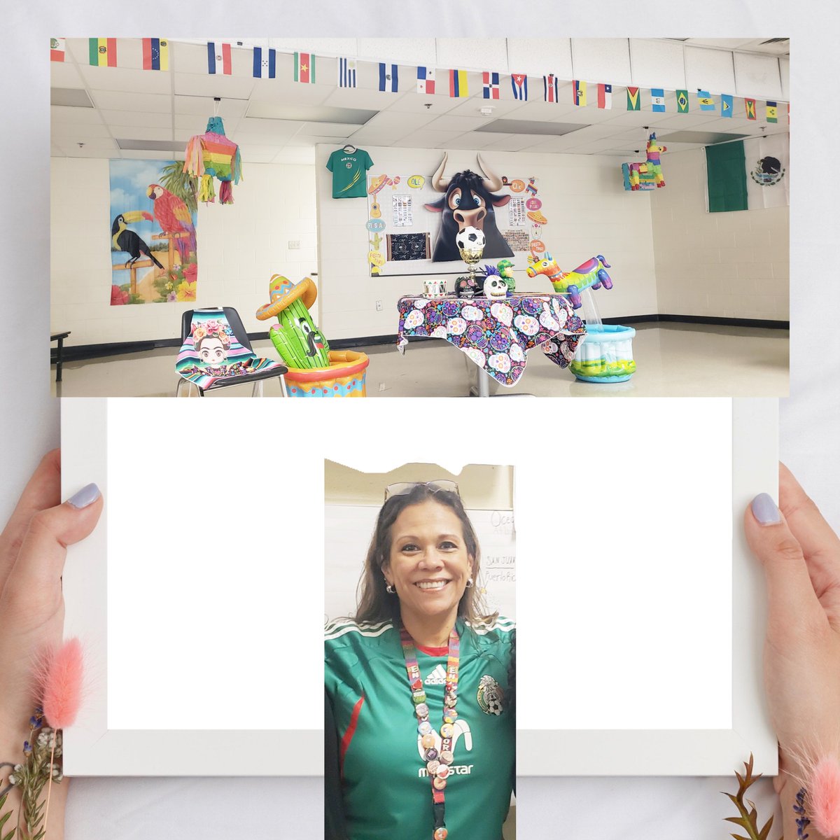 Great display of the Hispanic culture by Spanish teacher Ms. Montiel @ Herschel Jones Middle School. 
#HispanicHeritageMonth 
#PauldingSTRONG