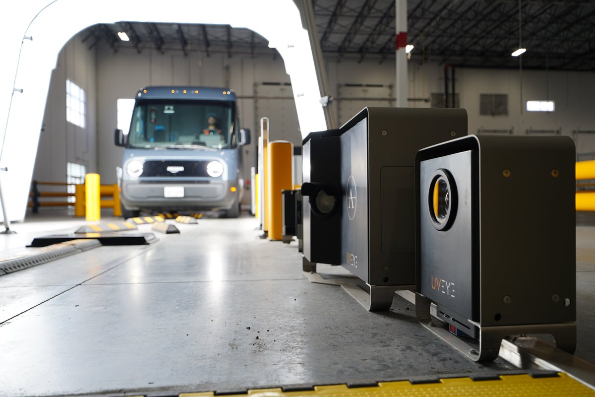 autocarpro's tweet photo. UVeye to automate vehicle inspection tasks with AI for Amazon. Automated Vehicle Inspection finds more defects in hard-to-inspect places, such as damage to the undercarriage, or nails in the tyre tread than when the inspection process is done manually https://t.co/M9Aumlu9nR https://t.co/f9PG2EvrH5