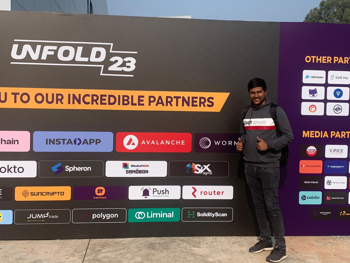 Syed_VIP07's tweet image. All excited for #Unfold2023 by @CoinDCX 🥳🥳🥳

Looking forward to learn and #network in the world of #Web3 🥂

The future is here! Explore experience and feel the difference!

Lets go 🔥

#Web3 #NFTs #Crypto #blockchain #Bengaluru #BTCUSDT #Ethereum #TRX #Solana #MATIC #XRP !!🔥