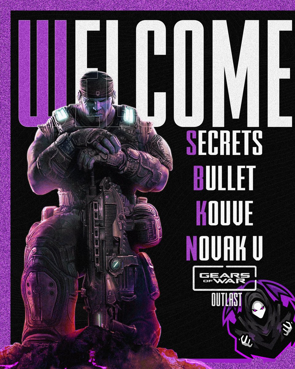 We would like to  proudly announce our new Gears of War Team!

Please give a warm welcome to:

@isecrets
<a href="/GBulleet/">Angel Rosas</a>
<a href="/Kouve6od/">Irving Rico</a>
@iNovak_v

Show support for the team as they will be competing in the Latin pro league against <a href="/NostalgiaGnesis/">𝐍𝐨𝐬𝐭𝐚𝐥𝐠𝐢𝐚</a> today at 10 cst
#gears #proleague